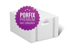 PORFIX PREMIUM Pískový tvárnice bílá 500*250*375 P+D P2-400